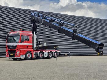 TGX 37.480 8x2-6 / HMF 85 t/m CRANE / KRAN